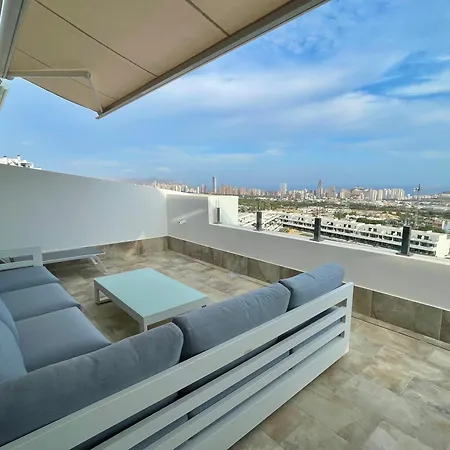 Atico Con Vistas Panoramicas A Benidorm 아파트