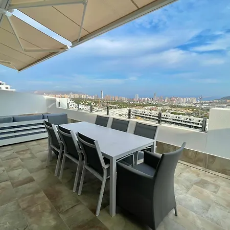Atico Con Vistas Panoramicas A Benidorm 아파트 피네스트라트